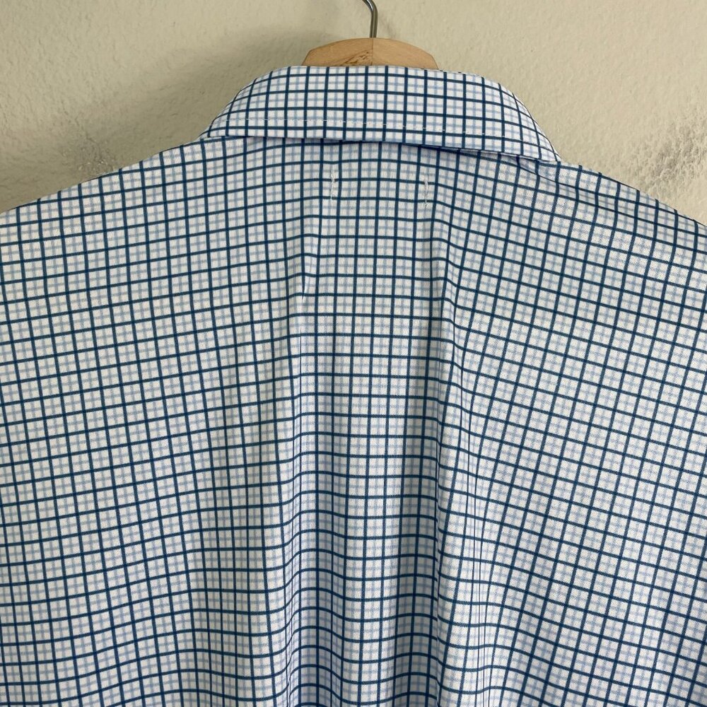 NEW Collars and Co Polo Mens Large Short Sleeve Semi Spread Shirt Dress Collar - Picture 6 of 7